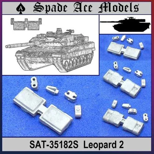 

Spade Ace Models SAT-35182S Germany Leopard 2 Metal Tracks 'Special' For MENG TS-027