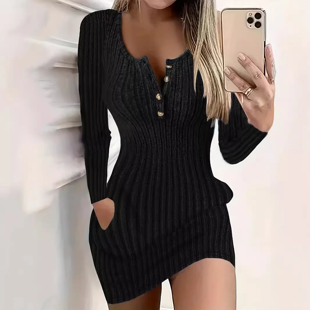 Thumbnail 2 - #85 Latest Ribbed Knit Dress Offers