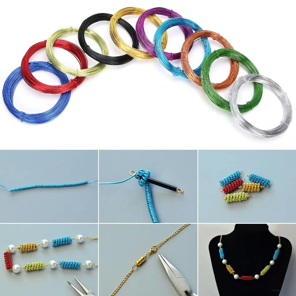 10pcs-08mm-diameter-colored-aluminum-wire-assorted-color-aluminum-oxide-oxidized-aluminum-wire-flexible-soft