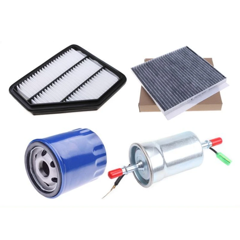 4PCS Filter sets for CHANGAN CS75 1.5T 2.0L 1.8T air filter+Oil filter+Fuel filter+Air conditioning filter