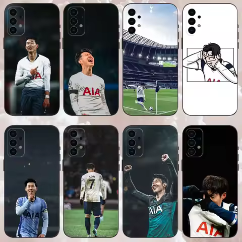 Football S-Son H-Heung-minS Phone Case For Samsung Galaxy A13,A21s,A22,A31,A32,A52,A53,A71,A80,Soft Black Shell