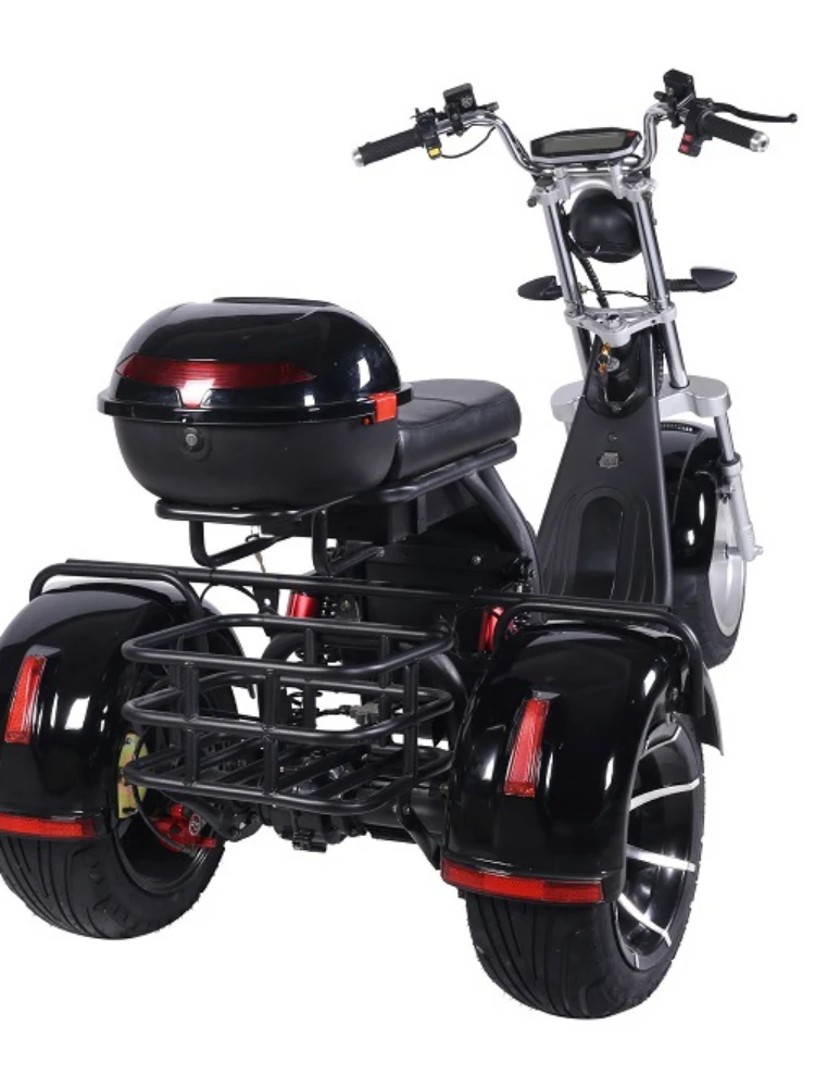 Electric Three-wheeled Chopper 60V 2000W Electric Motorcycle Bobber Sportsters Travel City Coco Scooter Electric Scooter