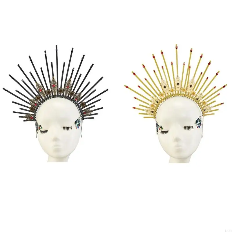 

Spiked Headpiece Headpiece Mary HaloCrown Headband