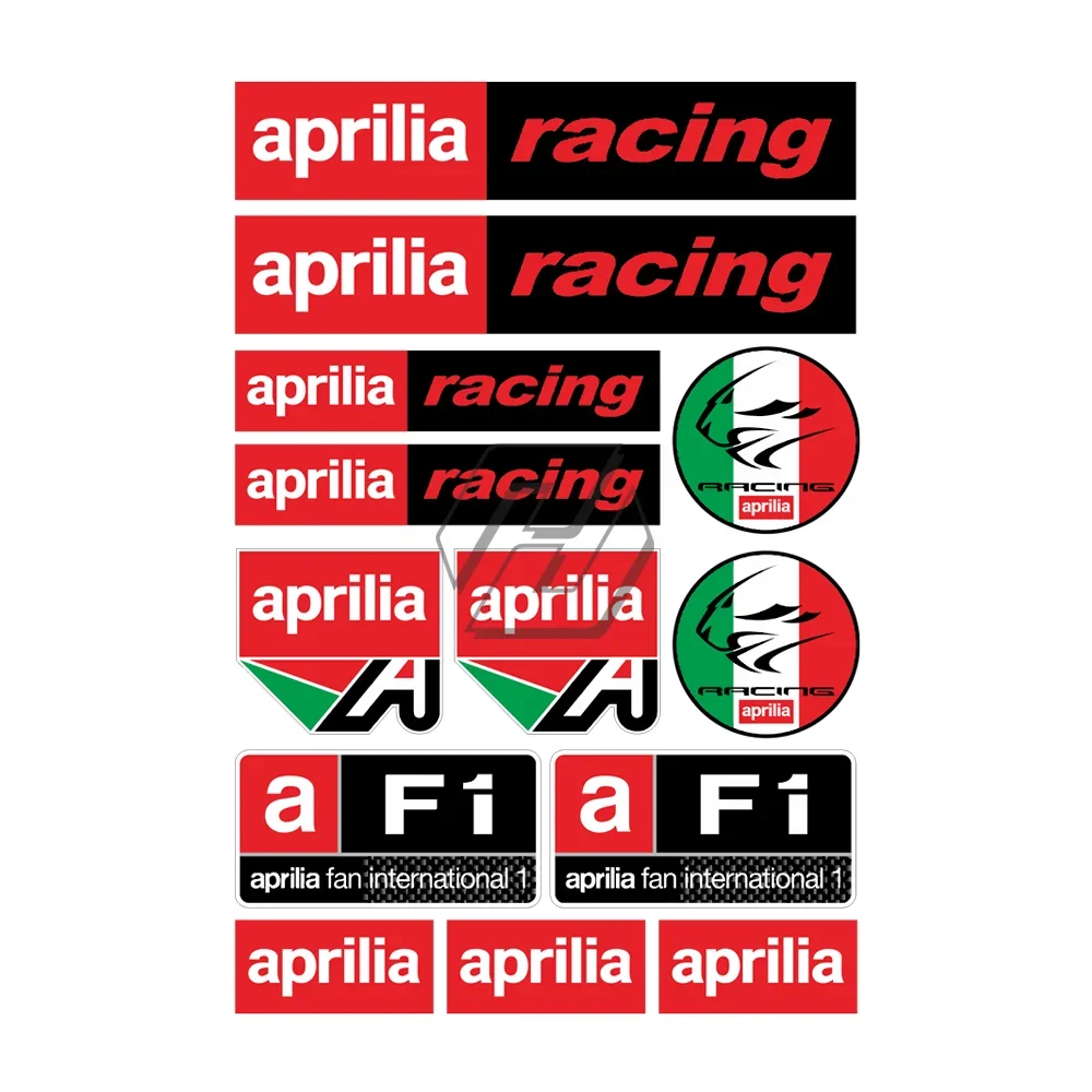 

For Aprilia Racing RSV RS Tuono SR50 Motorcycle Decals Set Fairing Helmet Sticker