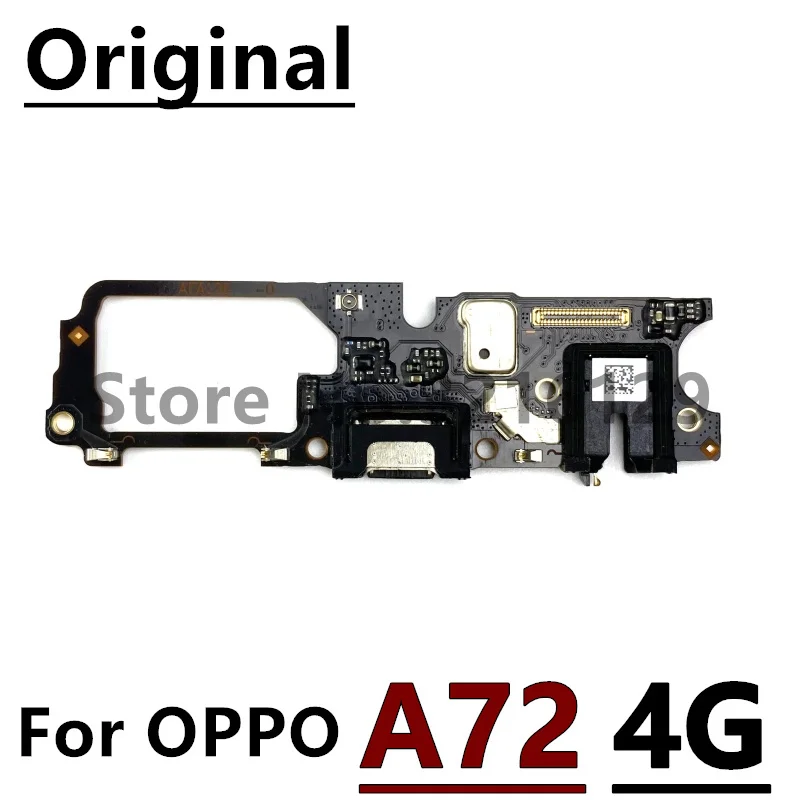 Original For OPPO A72 A74 A76 A77 A77s A58 Fast Charging Type-C USB Connector Board Dock Flex Cab