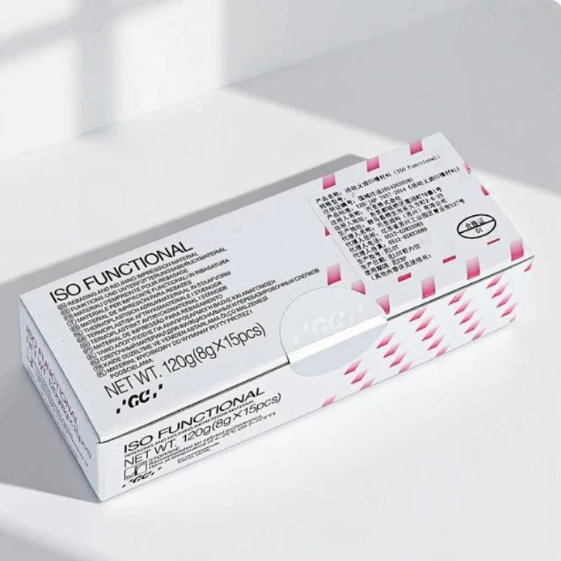 1Box/15Pcs FUJI GC Dental Edge Shape Wax Stick Thermoplastic Synthetic Resin Impression Material Oral Denture Edge Trimming Wax