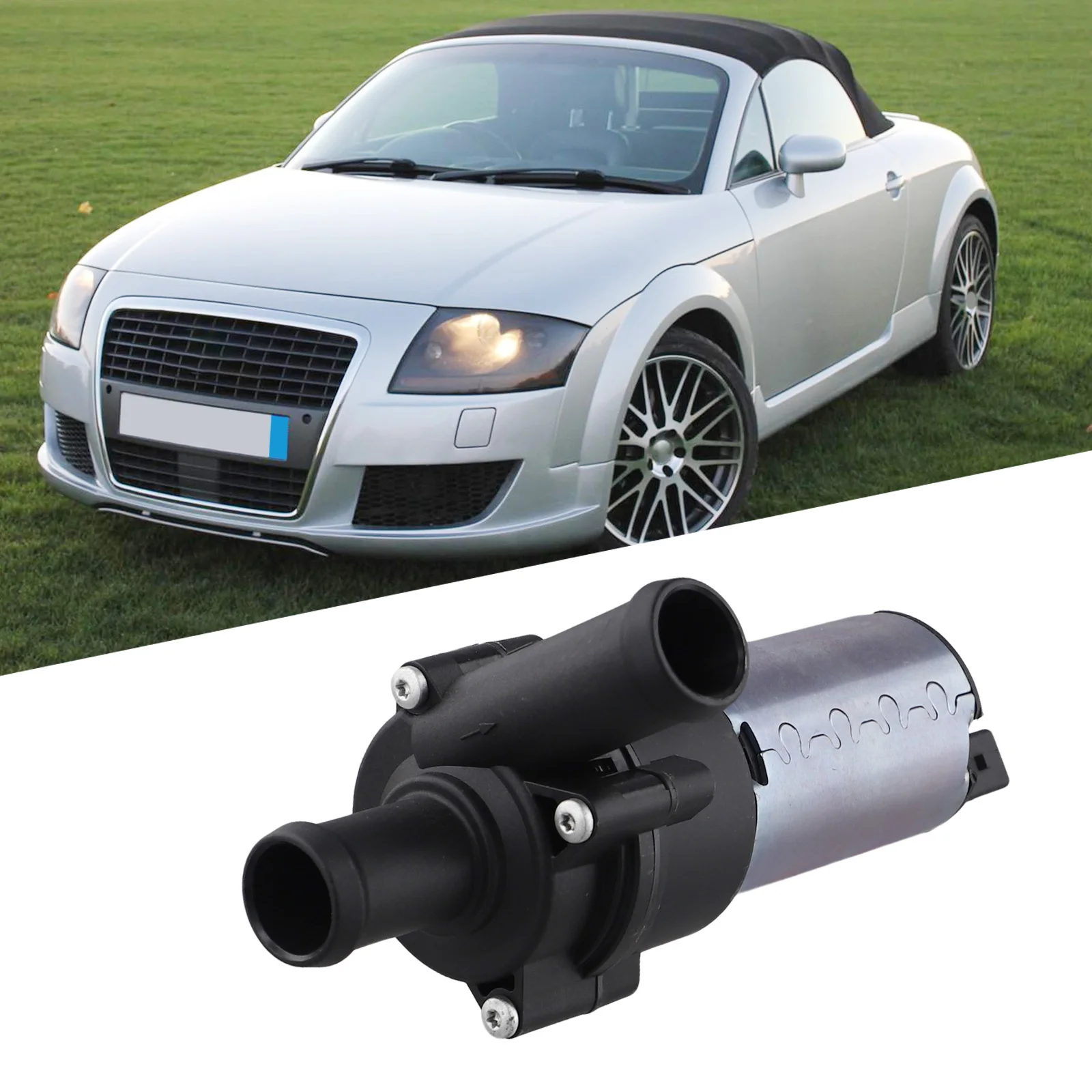 Car Water Pump Auxiliary Water Pump Vehicle Cooling System 0.1 Bar Pressure 12V System 500 Lh Delivery Quantity