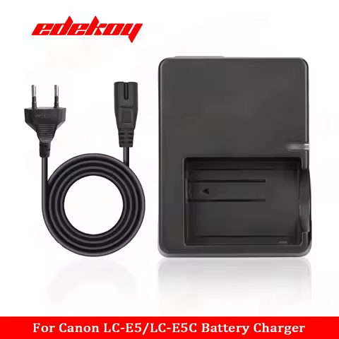 LC-E5/LC-E5C Battery Charger For Canon LP-E5 EOS Kiss,Kiss X2,Kiss X3,Rebel T1i,Rebel XS,Rebel Xsi,450D,500D,1000D Camera