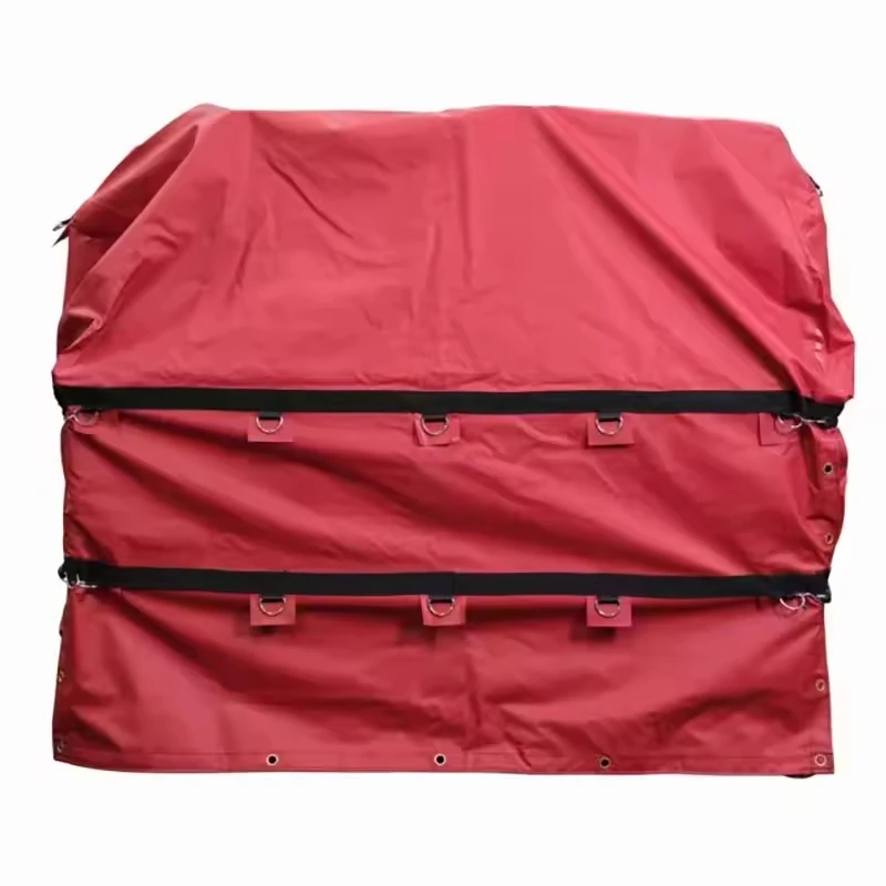 

NCF Heavy Duty Customized 14oz 18oz Vinyl PVC Coated Waterproof Tarpaulin Lumber Flatbed Truck Tarp