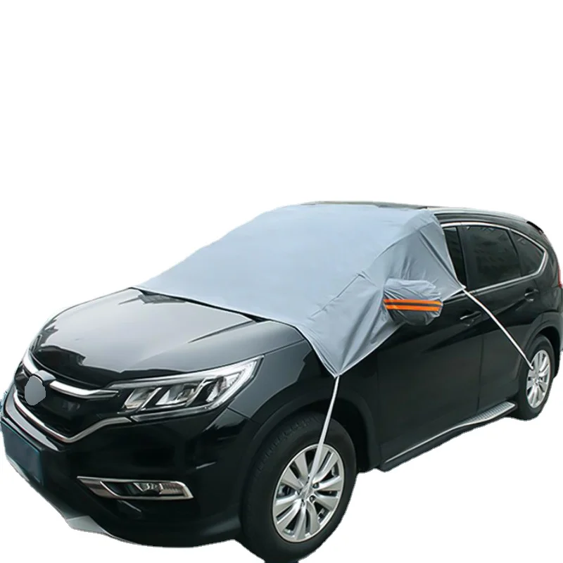 Protector de nieve de invierno de estilo deportivo, parasol para parabrisas de coche, protección a prueba de heladas y parasol para cubierta de parabrisas