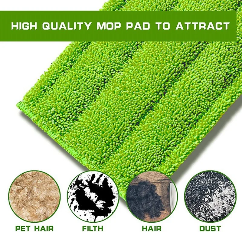 Microfiber Mop Pads 6 Pack Fit For Swiffer Wetjet Reusable And Washable Microfiber Mop Pad Refills Cleaning A