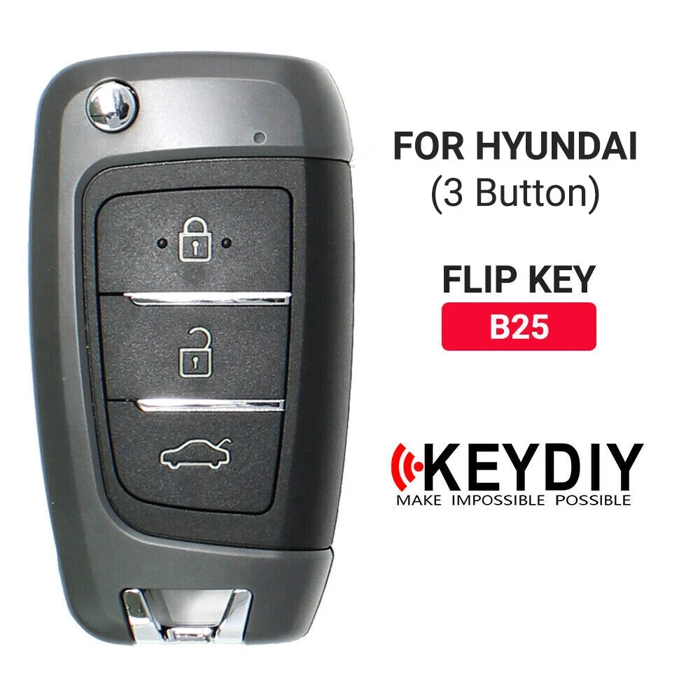 KEYDIY KD B25 Multifunction Car Remote Key 3 Button Universal Car Keys for KD300 KD900 URG200 Car Remote Control Car Lock System