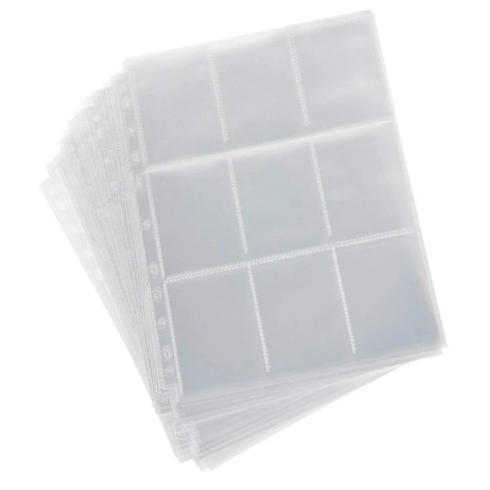 

20 шт., бескислотные прозрачные рукава для фотоальбома, сменные стержни для фотокниг, прозрачные страницы для хранения воспоминаний