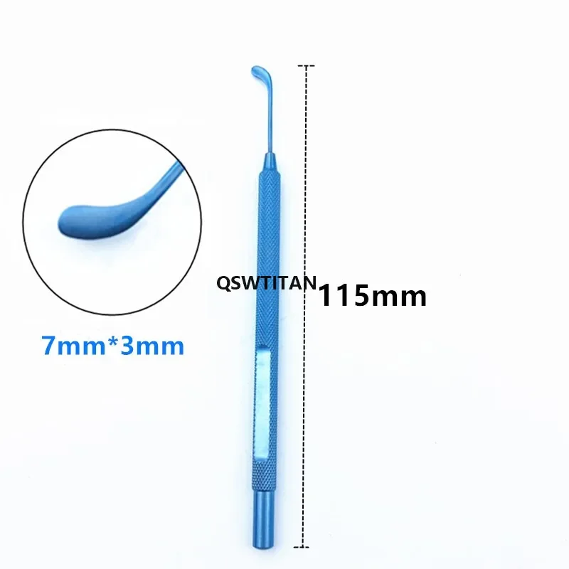 Ophthalmic Surgical Spatula: Titanium Corneal Epithelium Manipulation Tool