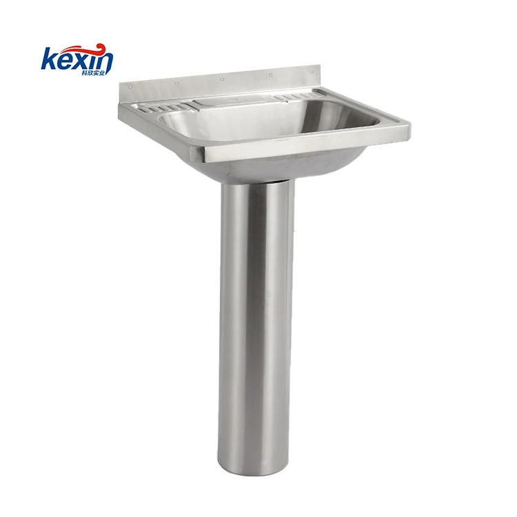 Factory Supply Attractive Price Modern Floor Standing Bathroom Basin Best Quality SS 304 Stainless Steel Wash Basin 5-Year