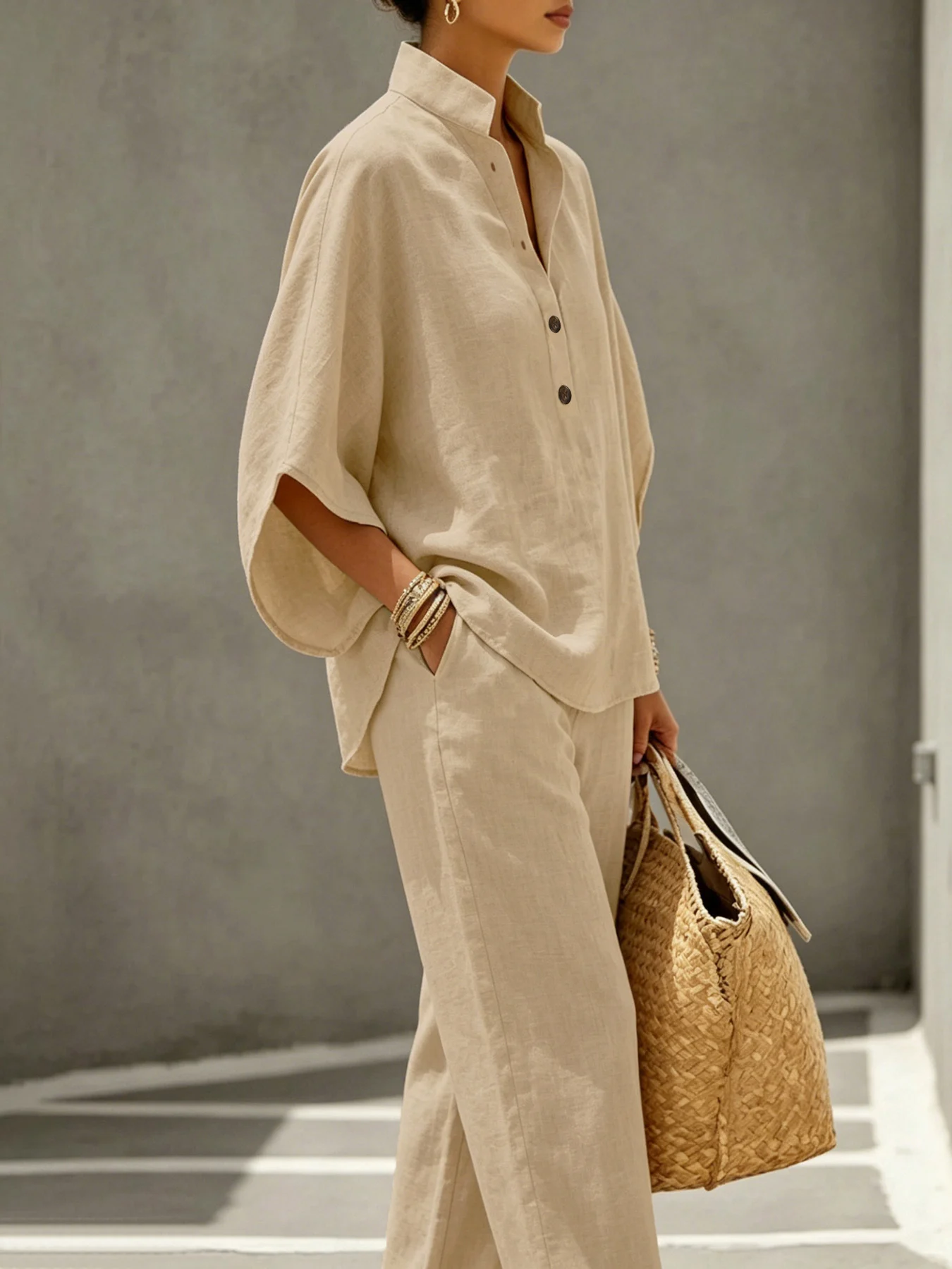 Women 2‑Piece Matching Set, St - Summer Vacation Clothing Women 评论和价格