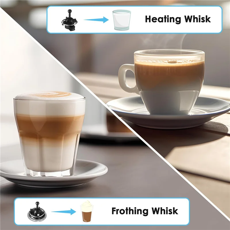 【Decoração de festa】 2x 93271 tampa de espuma de leite e batedores de espuma de leite para nespresso aeroccino 3, peças de reposição de espuma de leite