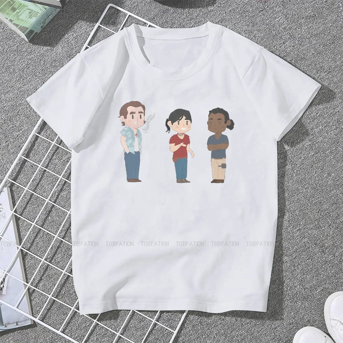 Uncharted ruben fleischer nathan drake tshirt para a mulher menina 5xl três caráter presente para fãs do jogador básico lazer t camisa