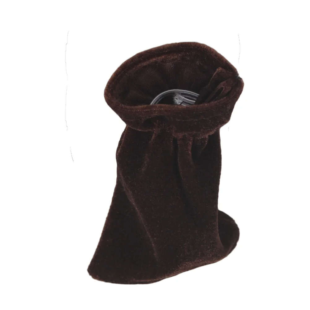 

3Pcs Piano Pedal Covers Pleuche Fabric Coffee Color Soft Durable Anti-Slip Protector Suitable for Most Piano Musical Instruments