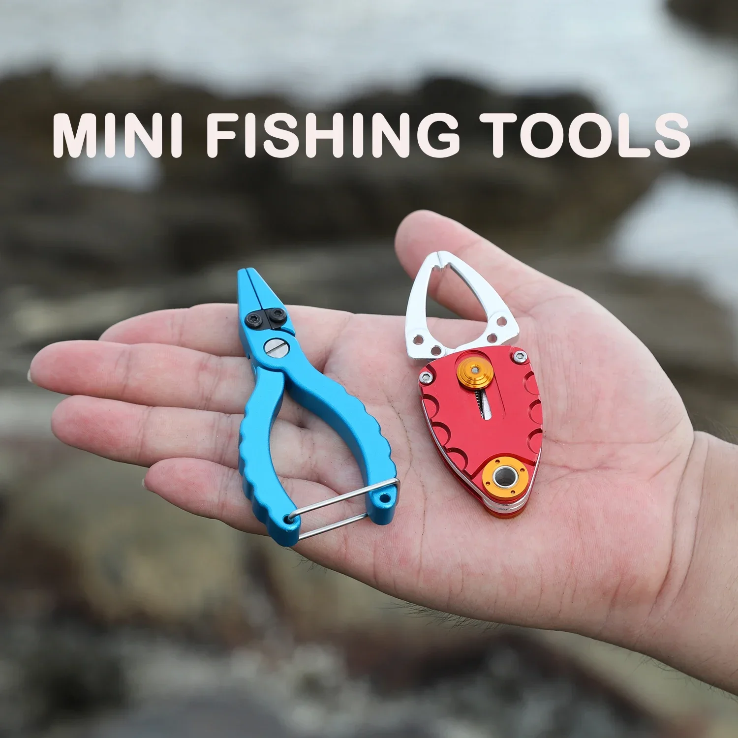 

Pliers Mini Fishing Pliers Grip Set Aluminium Saltwater Tongs for Line Cutter Fish Controller Lure Fishing Tackle Tool Equipment