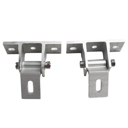 Solar Panel Bracket Adjustable Photovoltaic Support Set 36~68cm Solar Holder End Clamp Kit For Flat Roof Mounting Walls Hardware