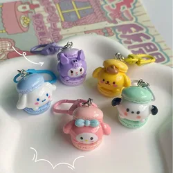 Anime Cinnamoroll  Keychain Figurine Keyring Pom Purin Pochacco Pendant Backpack Diy Accessories Birthday Gifts For Girls