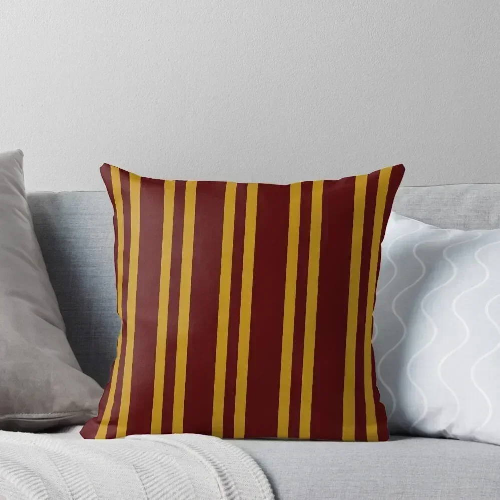 

Burgundy and Mustard Yellow Stripes Throw Pillow Sitting Cushion Sofa Pillow Cover Christmas s Covers pillow