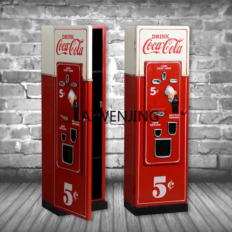 LYN American Coca-Cola vending machine model window floor-to-ceiling large-scale ornament