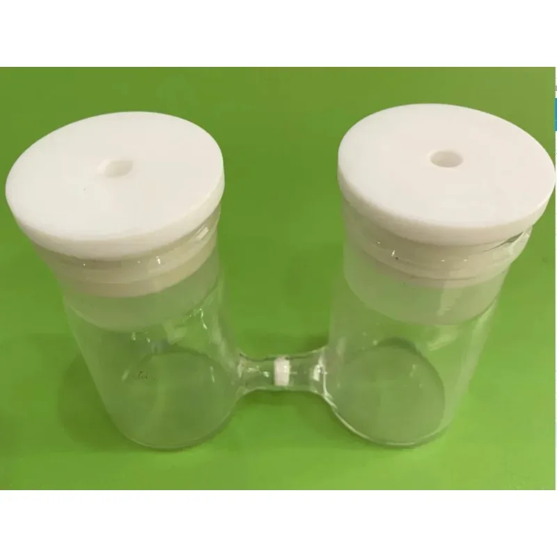 H-shaped glass electrolytic cell (single 100ml, total capacity 200ml, internal ceramic sandpaper, integrated firing)