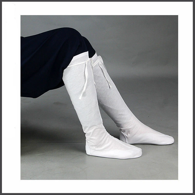 White Cotton Shaolin Monk Wudang Taoist Kung fu Socks Tai chi Martial arts Taekwondo Karate Footwear