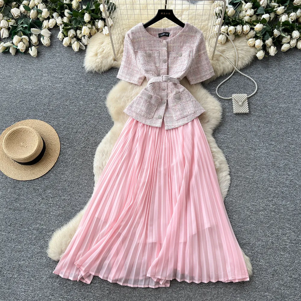 Langes Kleid Damenkleider A-Linie Vestidos Y2k Streetwear Rundhals Kurzarm Tailliert Elegant Figurbetont Party Abend 2026