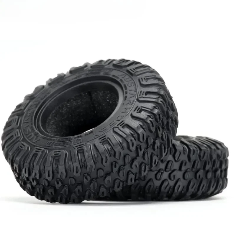 4pcs 85*28mm 1.55" Soft Rubber Terrain Wheel Tires for RC Crawler Car Axial AX90069 D90 TF2 Tamiya CC01 LC70 MST JIMNY view 2