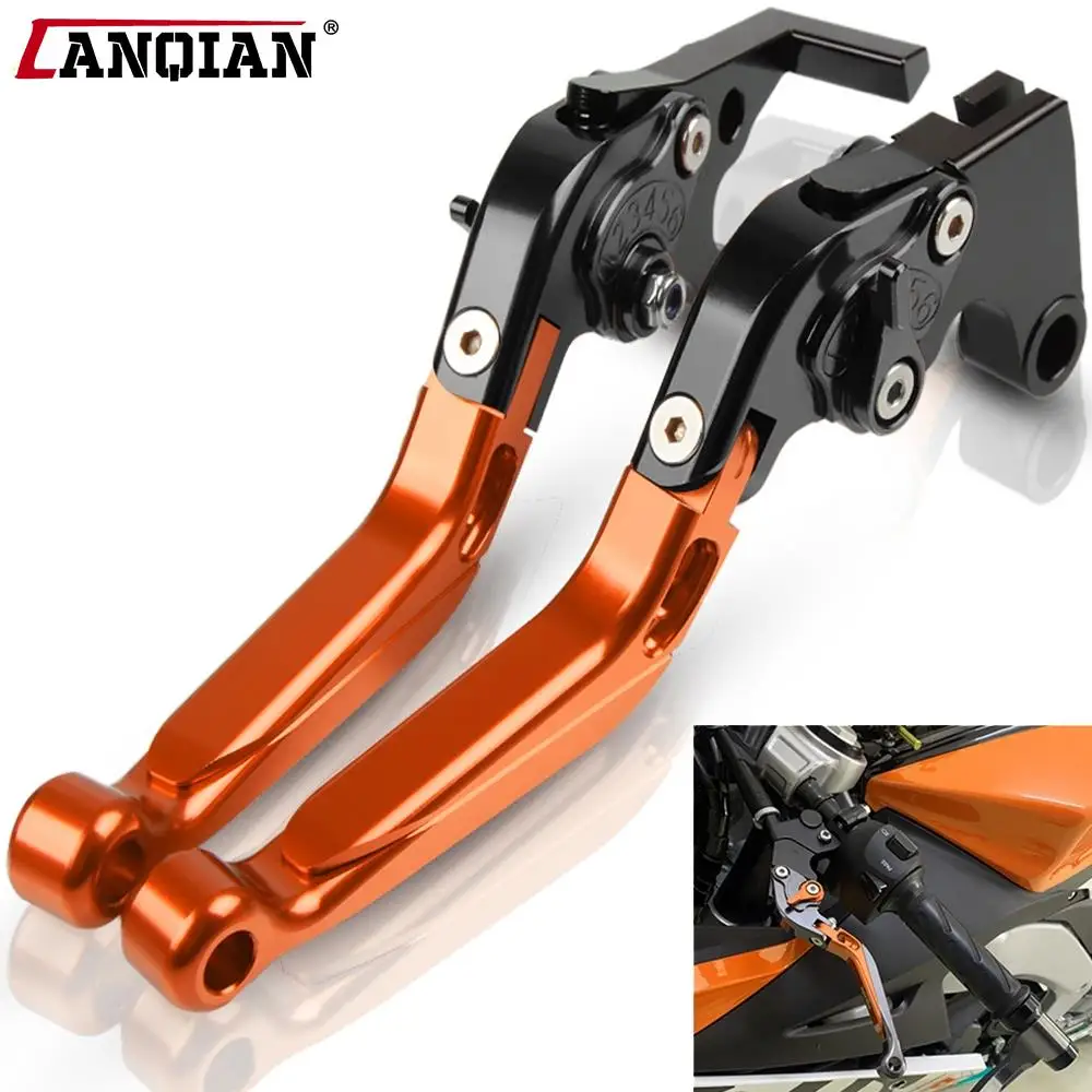 For 990 SupeR2005 2006 2007 2008 2009 2010 2011 2012 Motorcycle Adjustable Foldable Brake Clutch Levers 990 SupeR