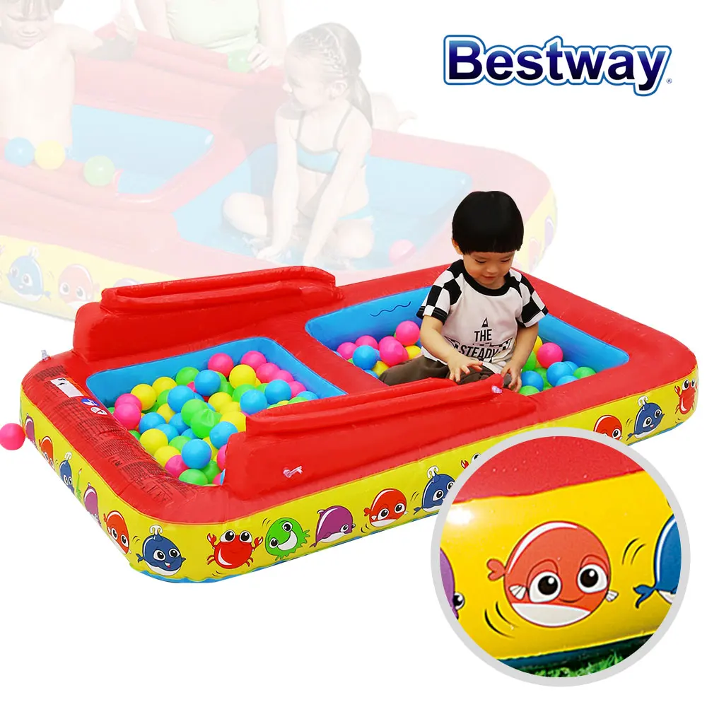 Best Way Raleigh Wes Ball Pool 155x104x36cm Children's Water Pool Aer Pool Paddling Pool Veranda jung Yong 52178