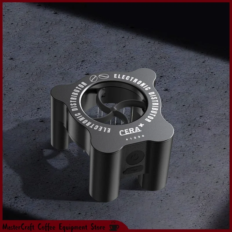 CERA Electric WDT Tool 58mm Automatic Rotating Needle Coffee Distributor Spreader Tool for Espresso Home Barista Gift In Stock