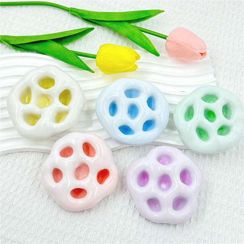 ミニチュアクリエイティブおもちゃ - 柔らかく成形可能なサンドボール生地、斬新な絞りおもちゃ、カラフルなアイススキン模造もち米B