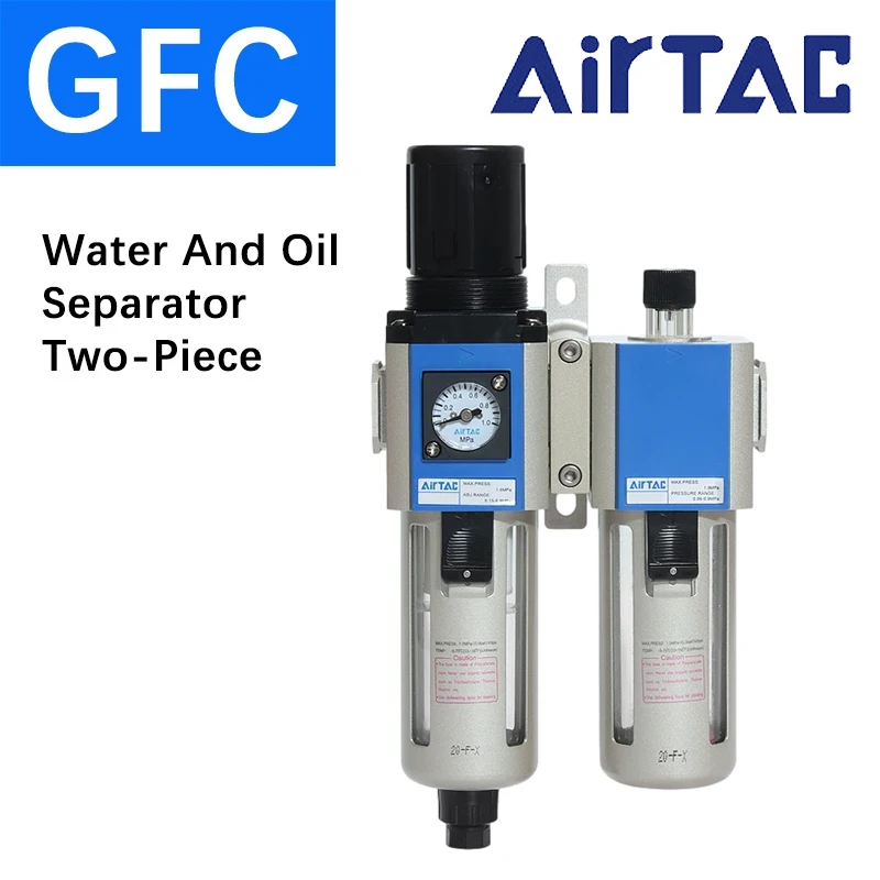 AIRTAC Air Source Processor Oil Water Separation Filter GFC200-08 300-10 400-15 600-25