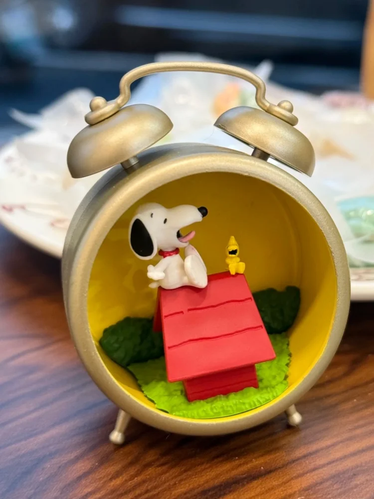 Véritable Re-Ment Snoopy Antique Diorama Collection bonbons jouets Spot Miniatures modèles à la mode jouet ornements boîte aveugle cadeaux personnalisés
