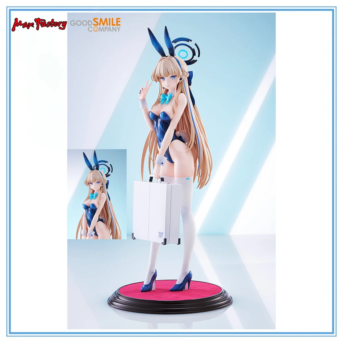 

In Stock Original Max Factory Prepainted Blue Archive Asuma Toki Bunny Girl Model Decoration Collection Series Game Figure