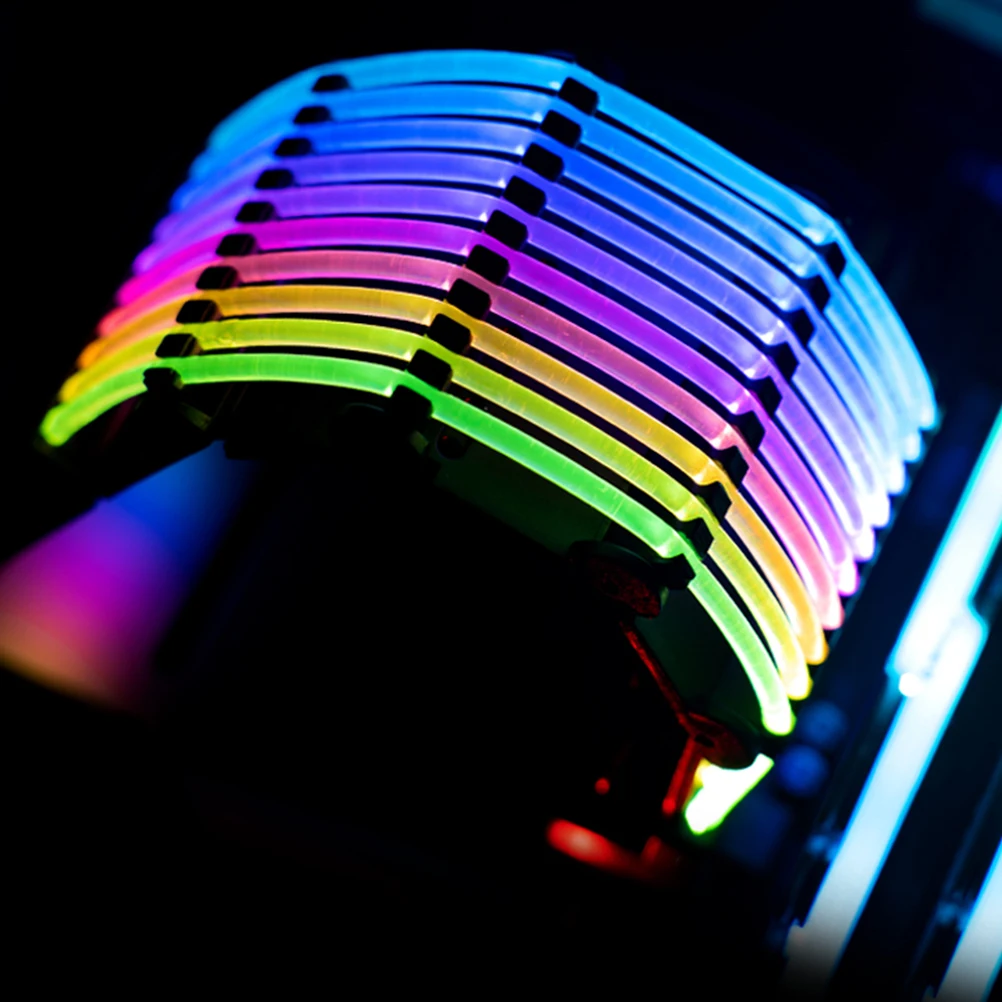 

5V Argb Sync Power Cord 24Pin Motherboard Extension Rgb Extension Power Supply Cable Sleeved Cable For Atx Matx