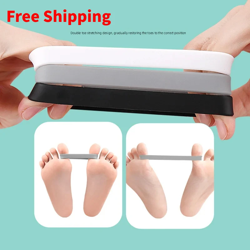 1Pcs Gel Hallux Valgus Corrector Belt Recovery Training Exerciser Strap Separator Big Toe Stretcher Separator Foot Care Tool