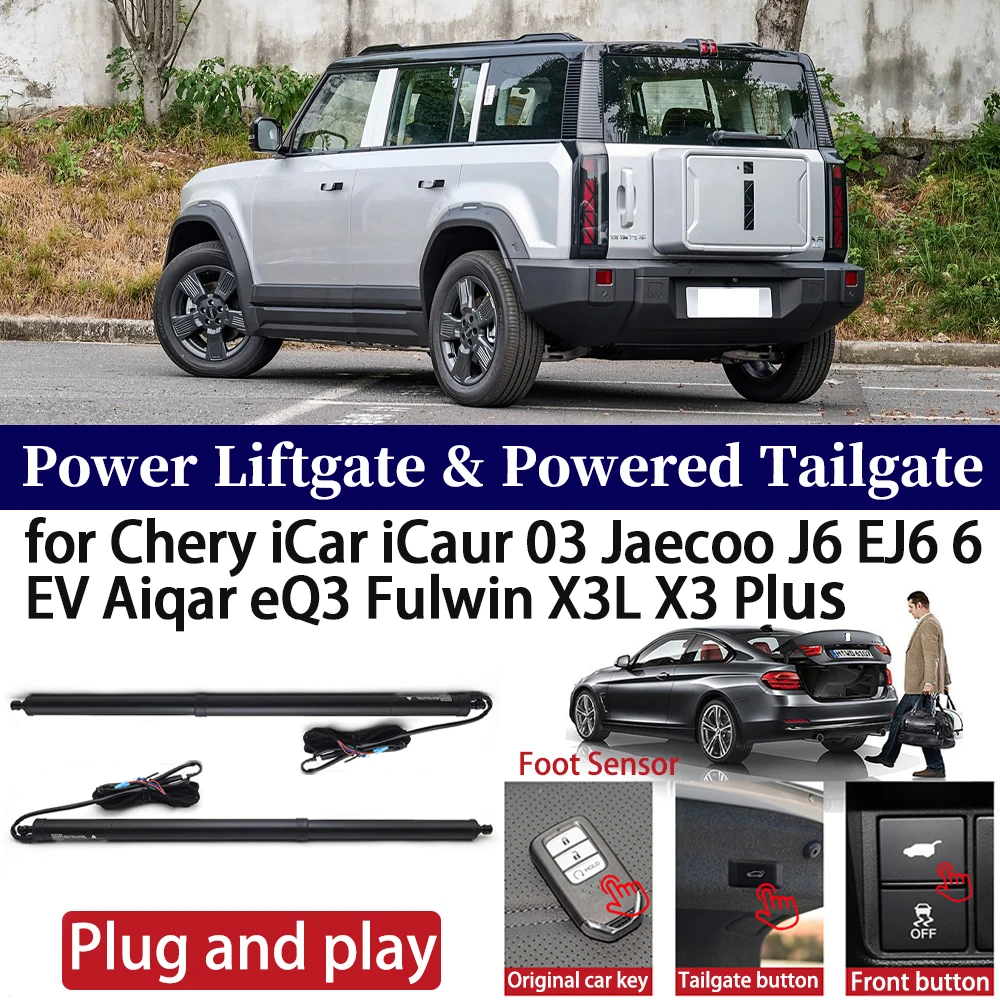 

for Chery iCar iCaur 03 Jaecoo J6 EJ6 6 EV Aiqar eQ3 Fulwin X3L X3 Plus Car Auto Power Electric Tailgate Liftgate Lift Trunk