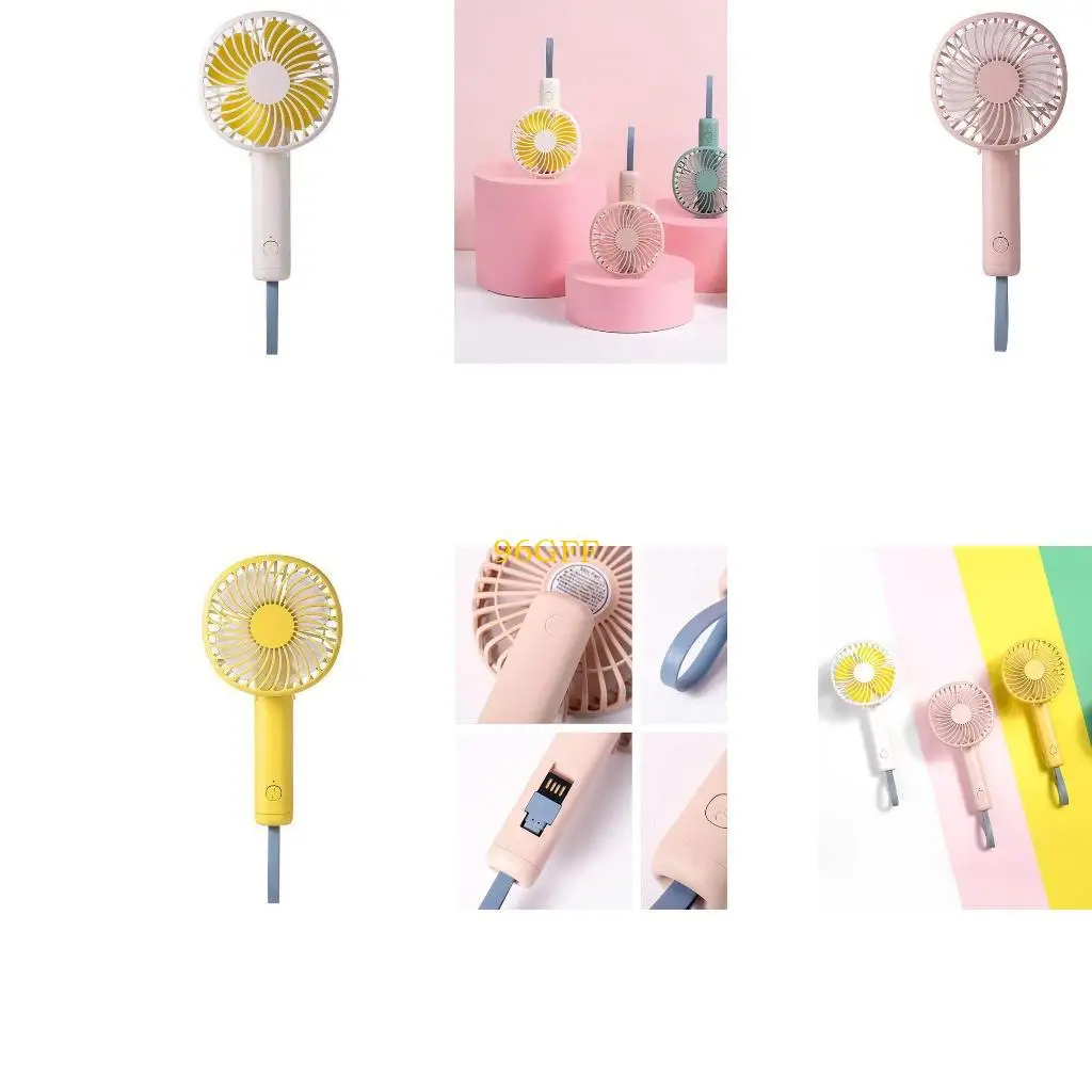 

96GF портативный мини -вентилятор портативный вентилятор с небольшим охлаждающим вентилятором USB Перезаряжаемый ресницы мини