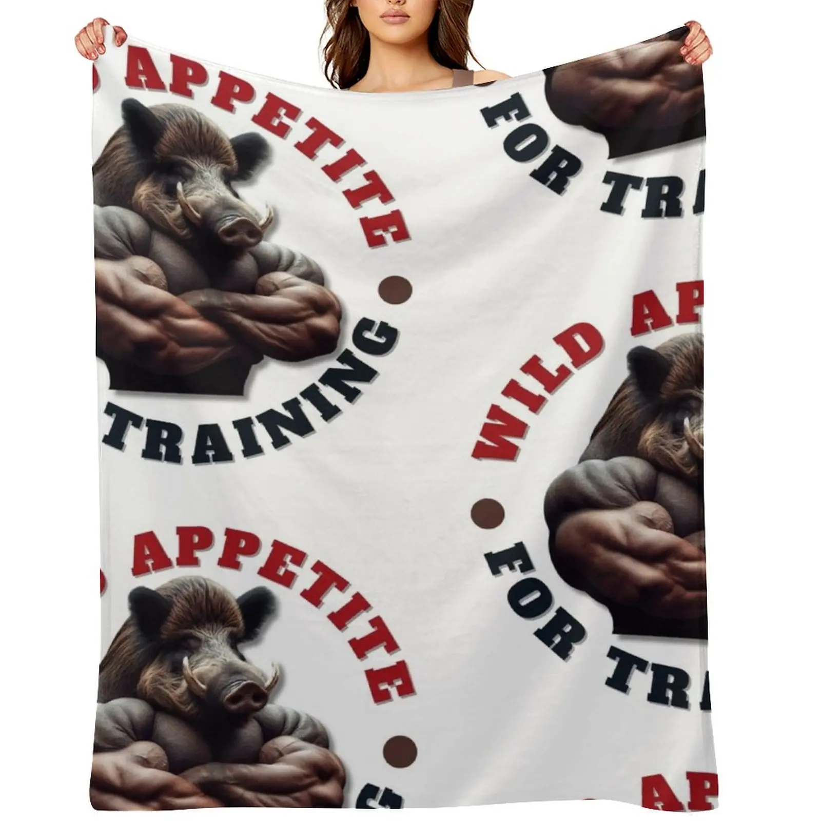 Wild appetite for training Throw Blanket Baby Bed Polar sofa bed Warm Luxury Brand Blankets