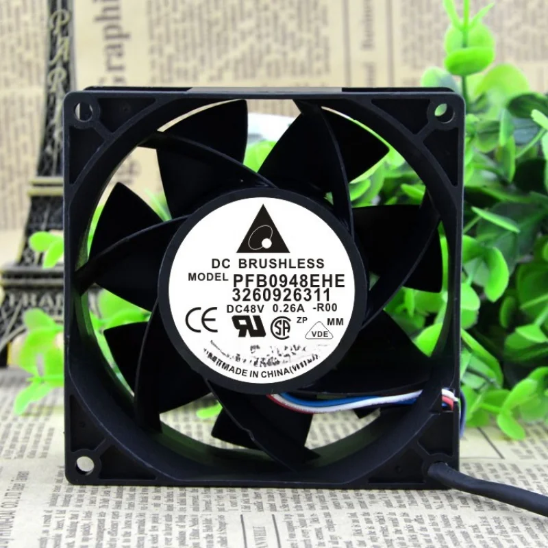 

Pfb0948ehe 9238 48V 0.26A 9cm Max Airflow Rate Inverter Fan Axial Flow