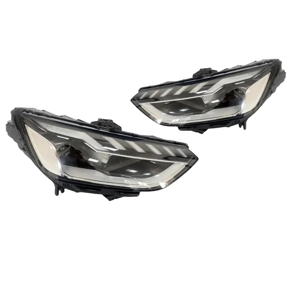 A Pair of New Headlights Suitable for  Audi A4L B9 Car LED 8WD941033 8WD941034