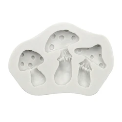 New Mushroom Silicone Mold Chocolate Candy Clay Mold for Diy Dessert Crystal Ice Mold Handmade Decor Baking Tool