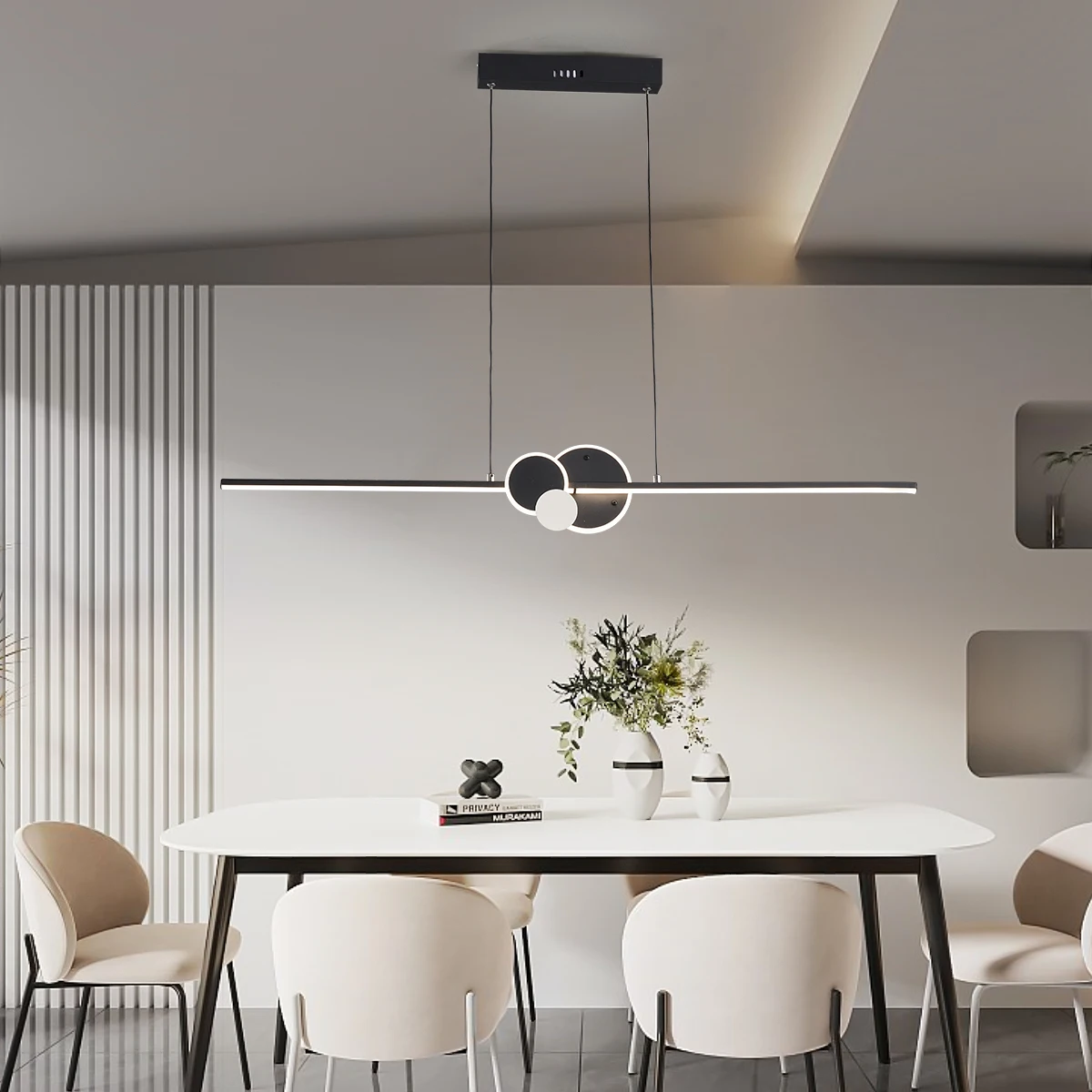 Lampadari moderni a sospensione a LED, ristoranti, cucine, lampadari a soffitto minimi, luci Decorative per la casa, lineari