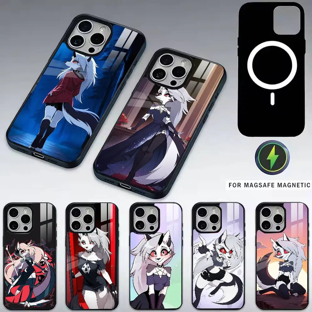 

Helluva Boss Loona-a Phone Case For iPhone17,16,15,14,13,12,11 Plus,Pro Magnetic For Magsafe Wireless Charging
