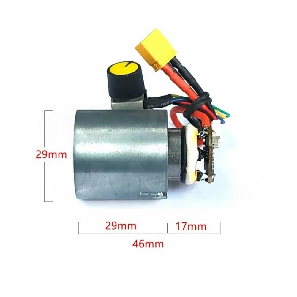 High Speed RC Model Fan Motor 29mm Ducted Fan Brushless Motor Integrated ESC 6-9V 120000RPM 105W for DIY Powerful Cooling Fan